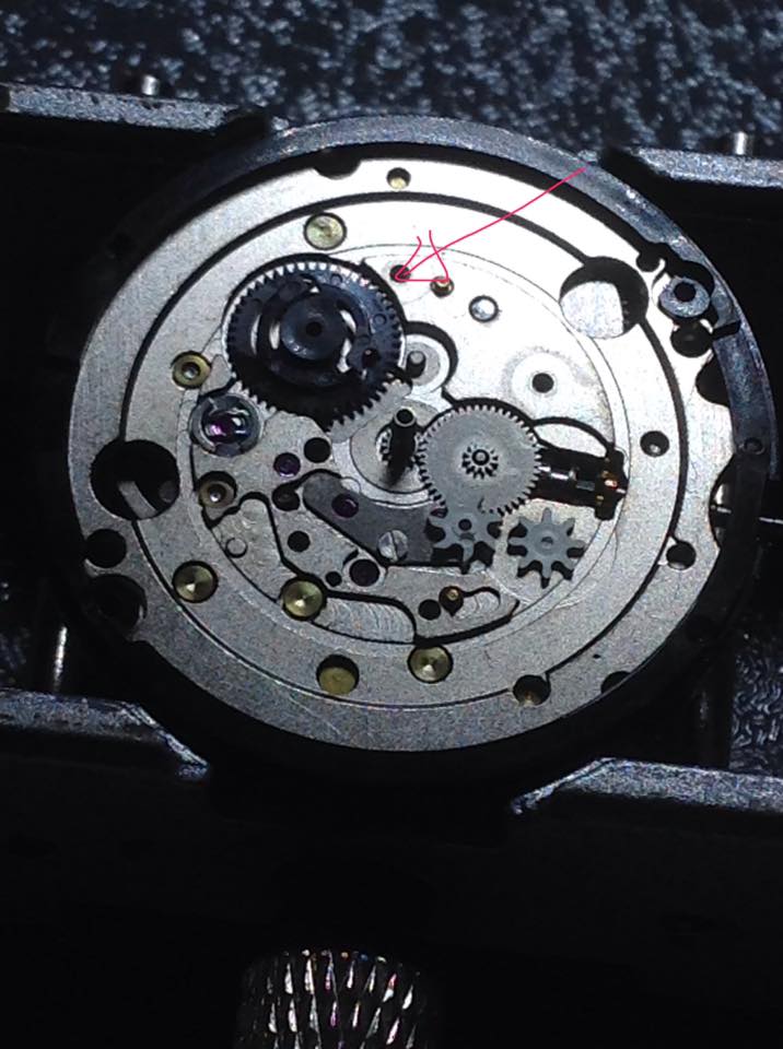 seiko 7s36A day wheel misaligned - Watch Repairs Help & Advice - Watch  Repair Talk