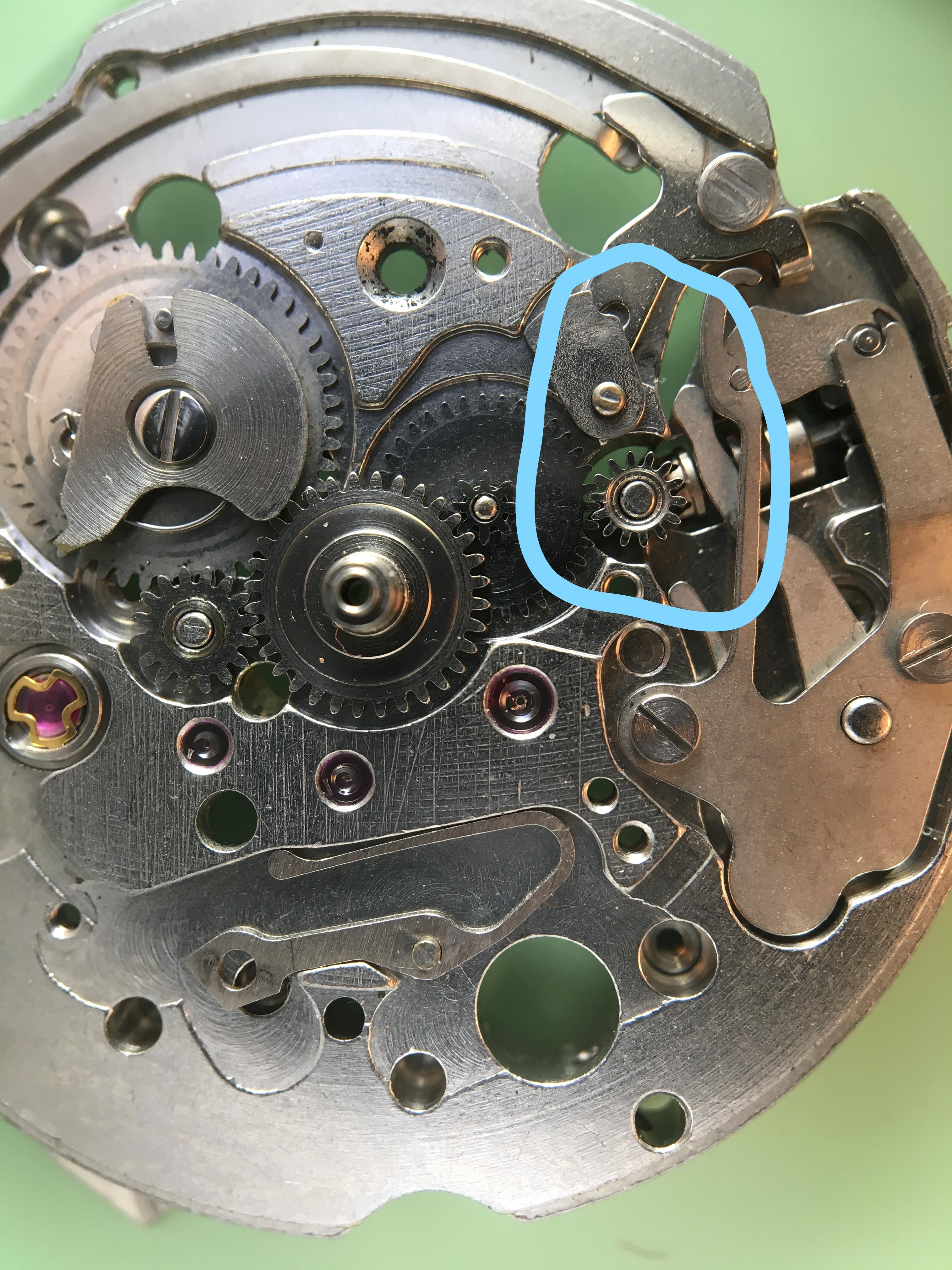 Part placement on seiko 6119A? - Watch Repairs Help & Advice - Watch Repair  Talk