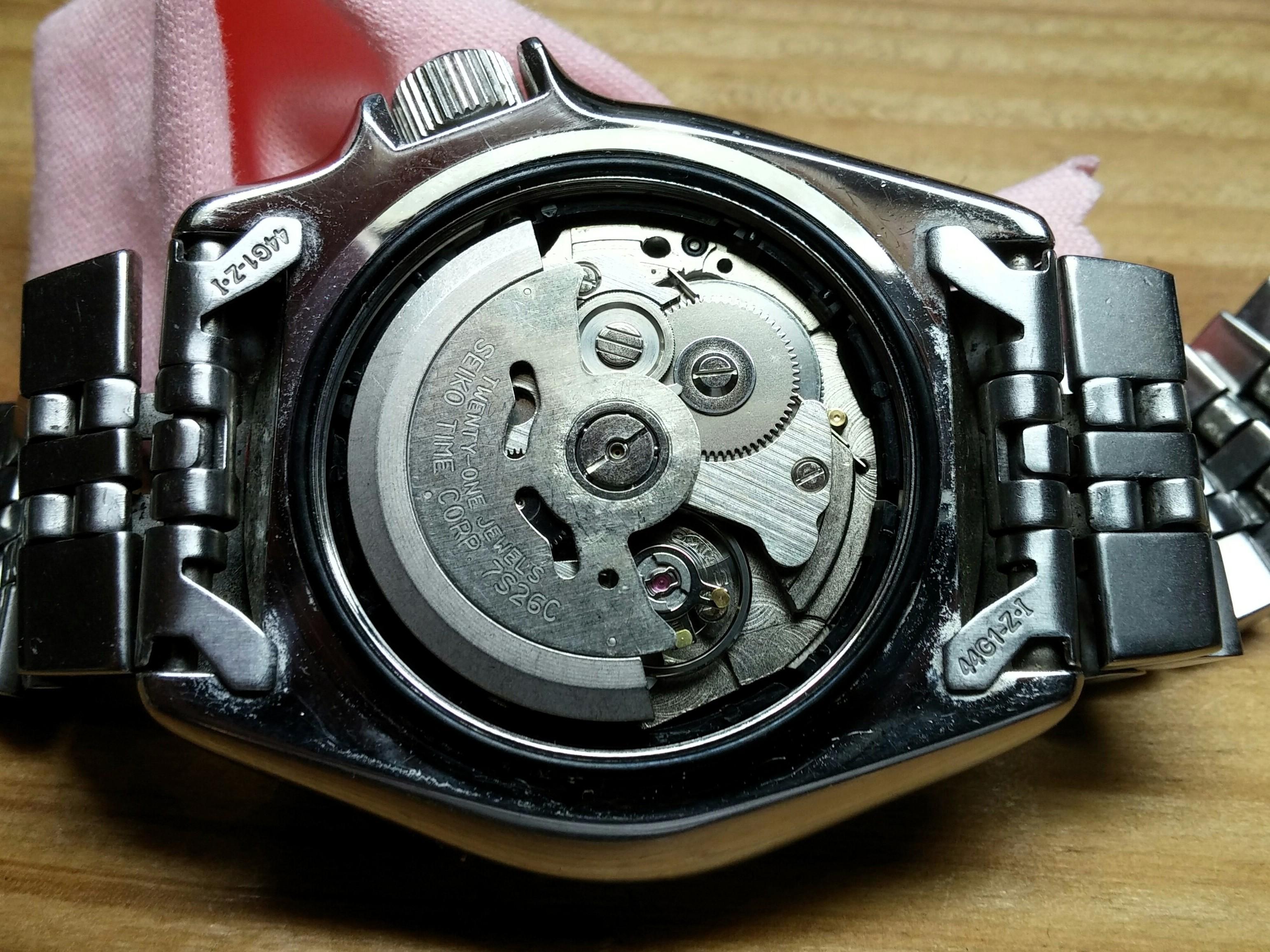 My first repair : Seiko 7S26C Oscillating Weight Failure - Your  Walkthroughs and Techniques - Watch Repair Talk