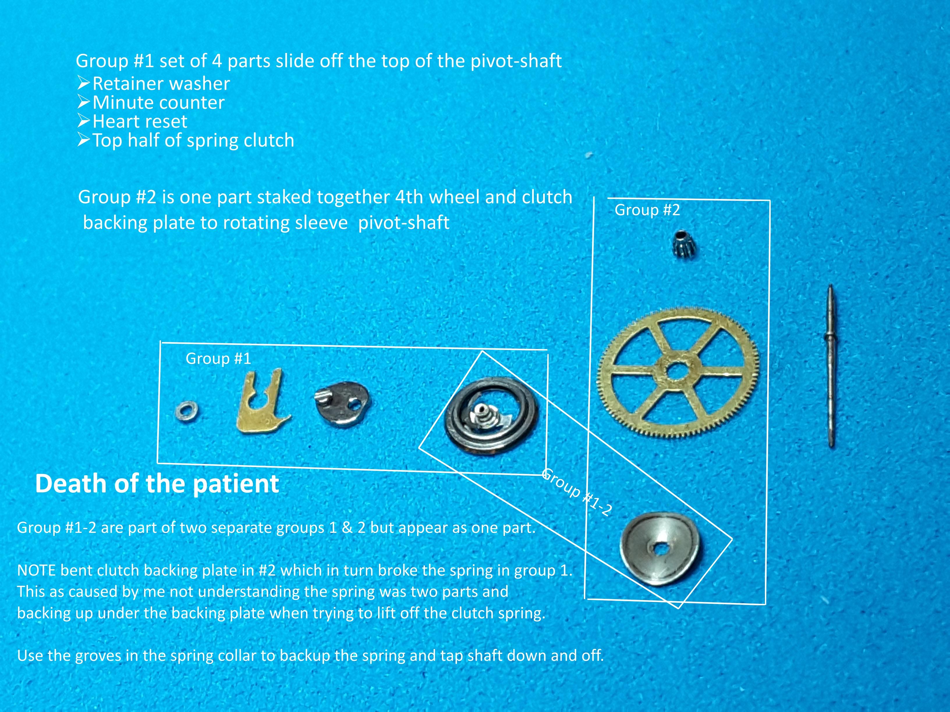 SEIKO 6138/6139 Repair Procedure of CENTER CHRONOGRAPH WHEEL - Watch Repairs  Help & Advice - Watch Repair Talk