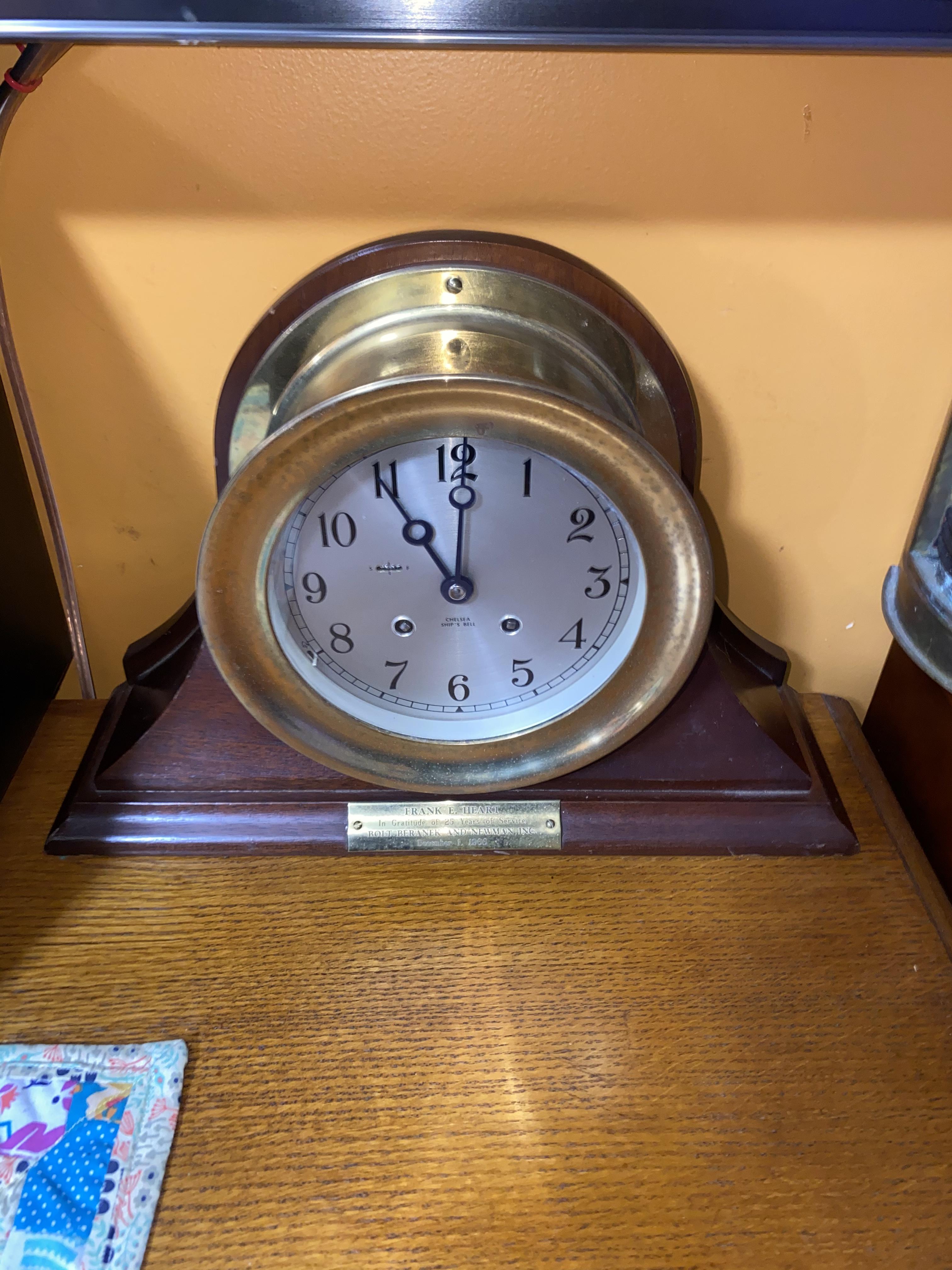 Chelsea Clock 6'' Ship' Bell Clock