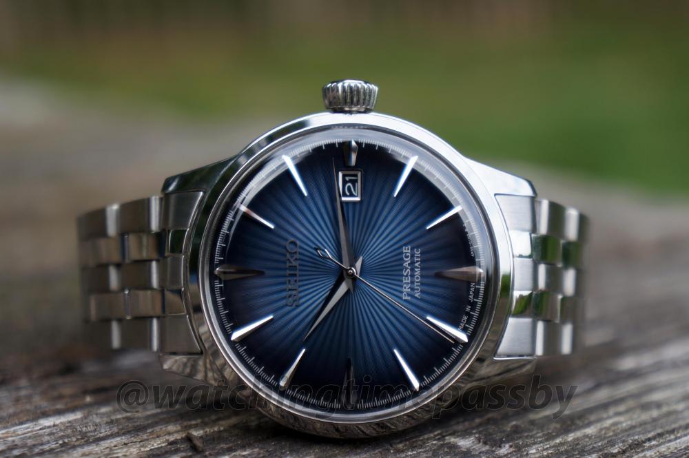 My Seiko Presage Cocktail SRPB41J1 aka "Blue Moon":